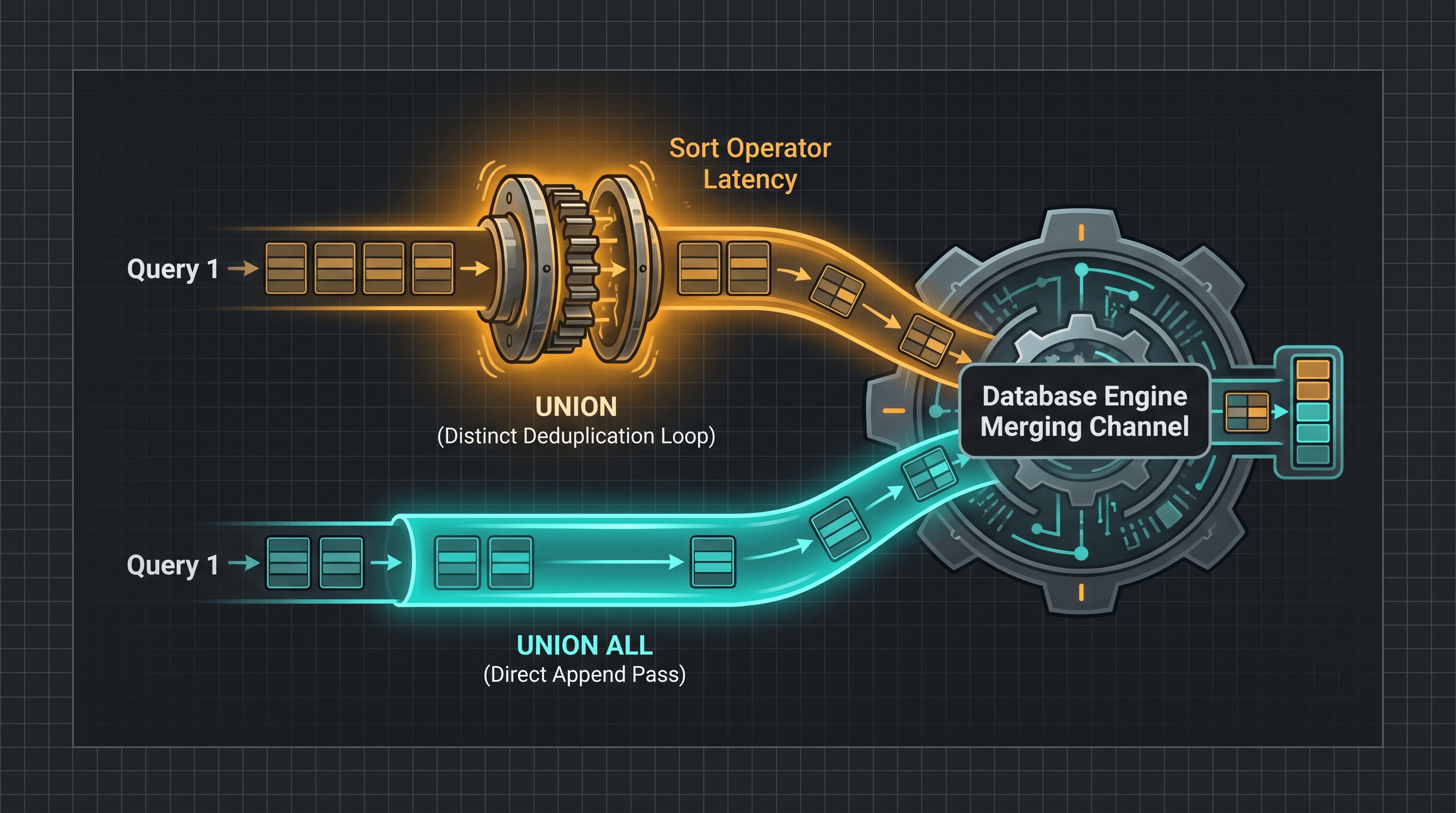 UNION vs. UNION ALL: How Hidden Sort Operators Slow Down Your Combined Datasets